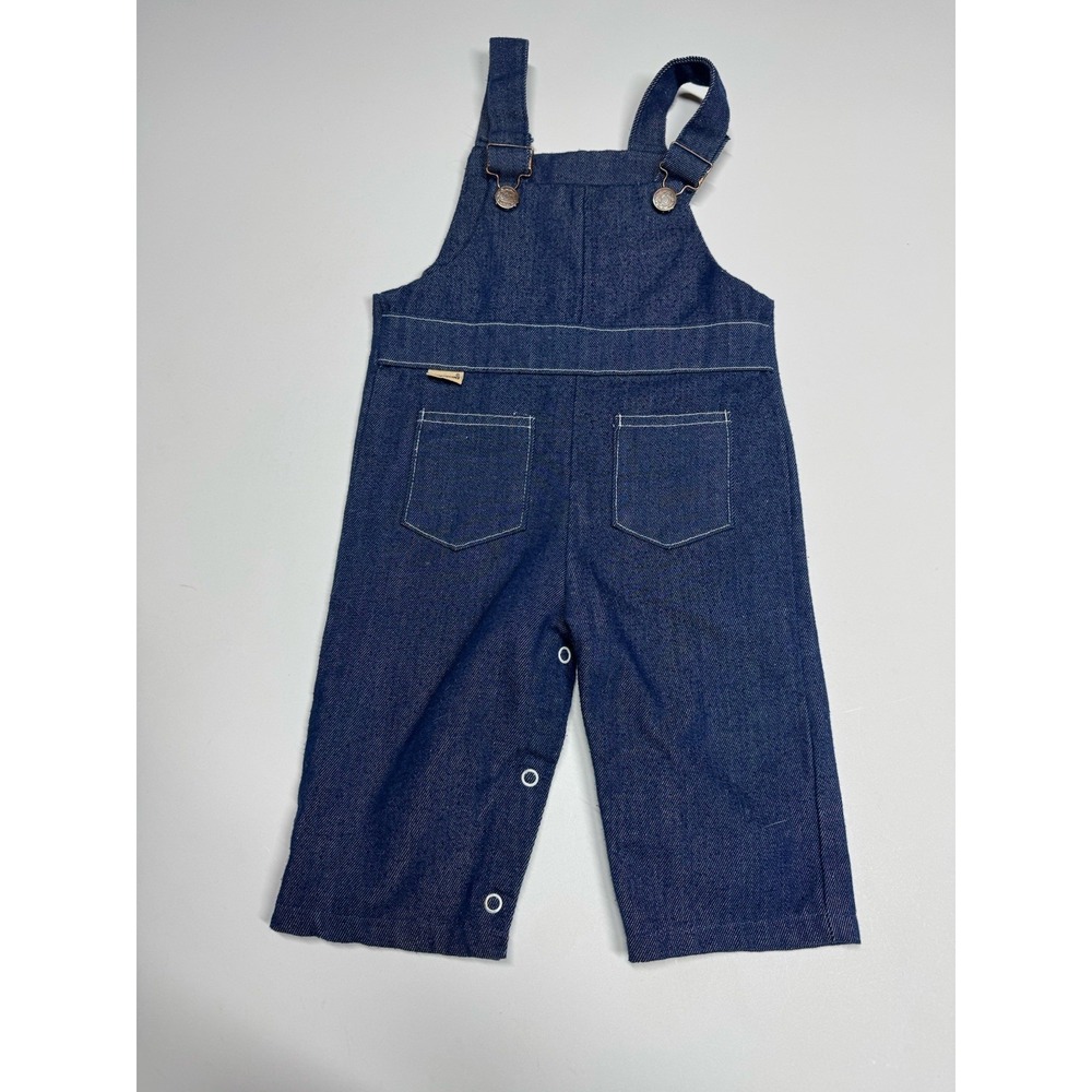 Vintage Toddler Vintage 1980s Sears Toughskin Denim Overalls 21-26 Lb Pockets‎